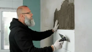 Home fliesenarbeit handwerker